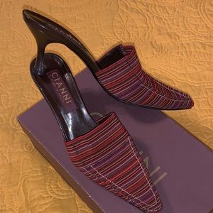 Cianni multi-colored mules